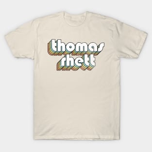 Thomas Rhett - Retro Rainbow Letters T-Shirt